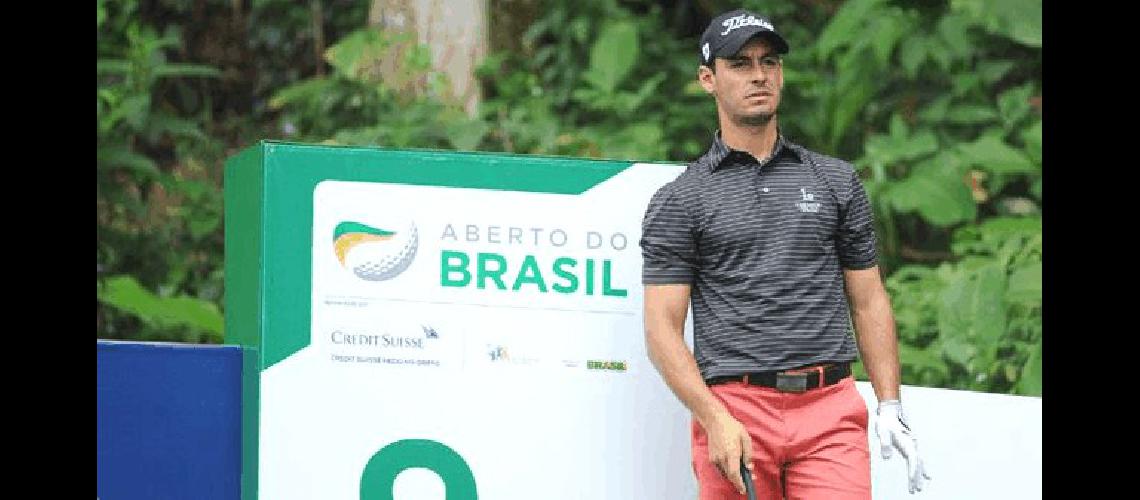 El golfista olavarriense sigue ilusionado de cara al final 