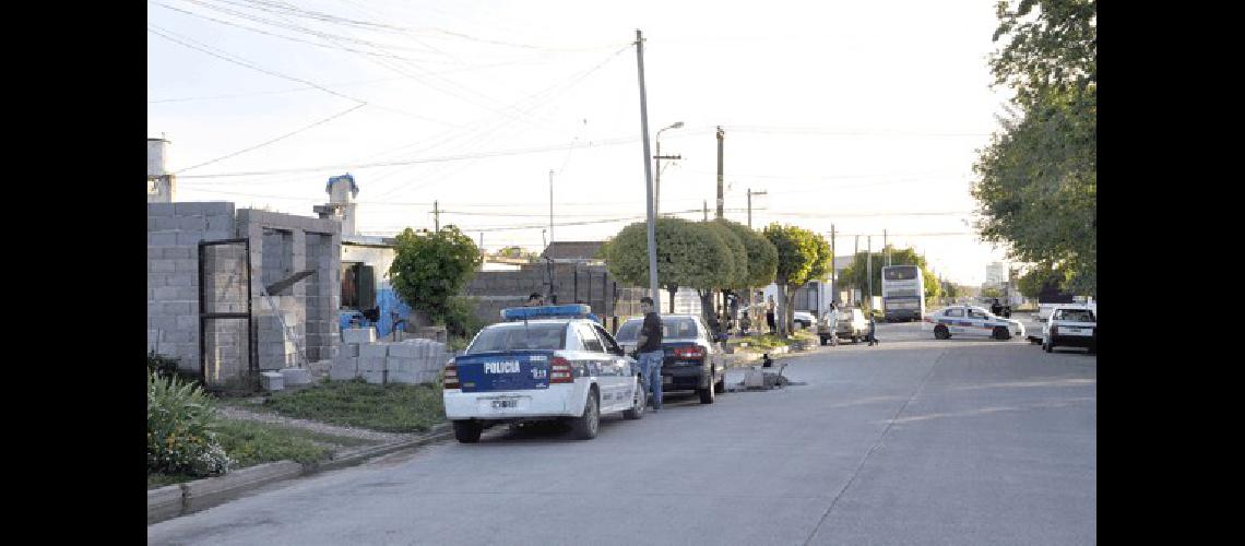 El allanamiento se realizÃ³ ayer por la tarde en una vivienda ubicada en Laprida al 4000 