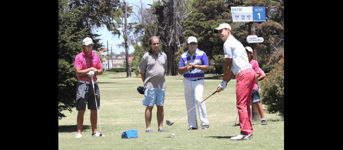 Alan Wagner en la salida Ayer fue la primera vuelta y hoy se cerrarÃ el torneo en Estudiantes 