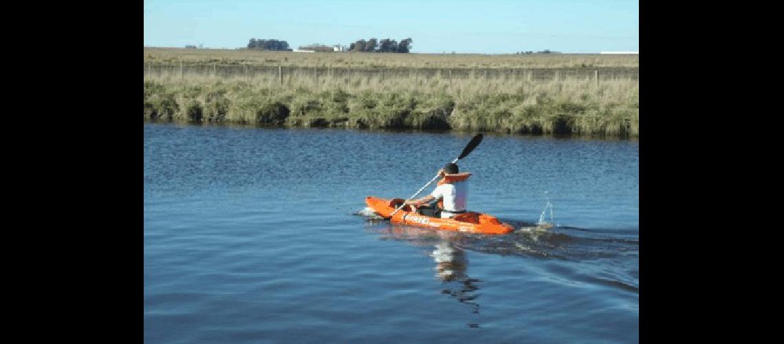 Hoy se llevarÃ� a cabo una travesÃ­a en kayak en el arroyo Salado 