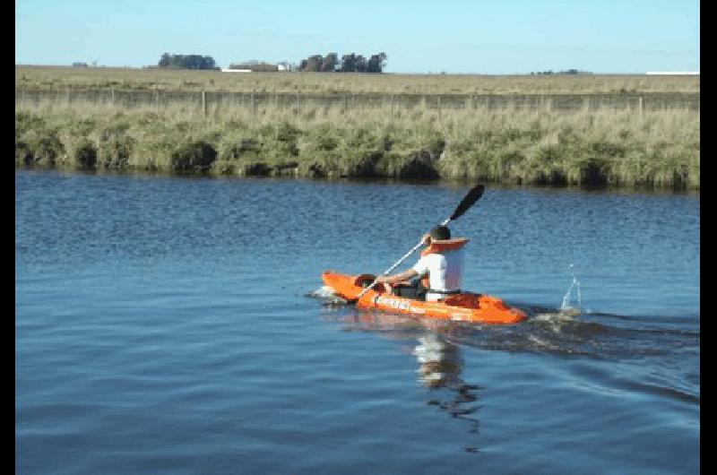 Hoy se llevarÃ� a cabo una travesÃ­a en kayak en el arroyo Salado 