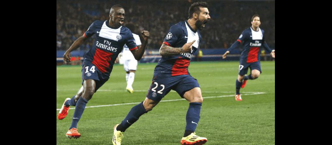 Ezequiel Lavezzi anotÃ³ el primer gol del PSG ante Chelsea 