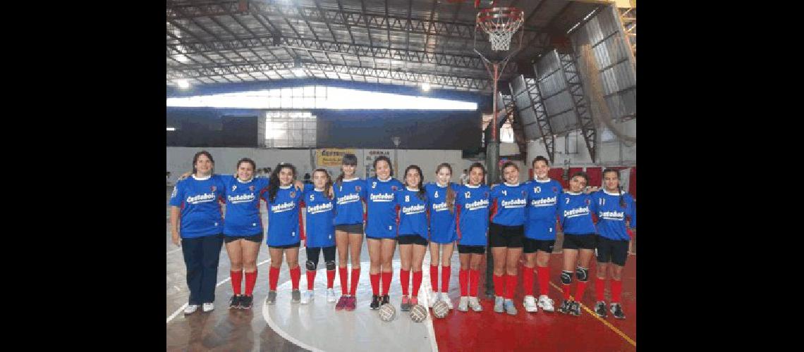 Equipo de LilÃ�n de Laprida que participÃ³ de la Liga nacional en Necochea 