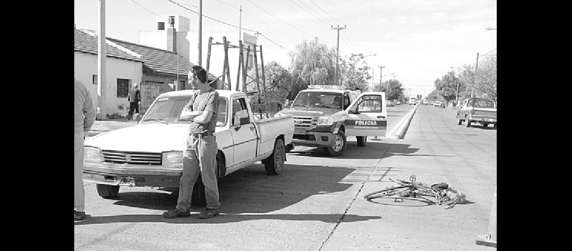 El accidente ocurriÃ³ en Lamadrid y PueyrredÃ³n 