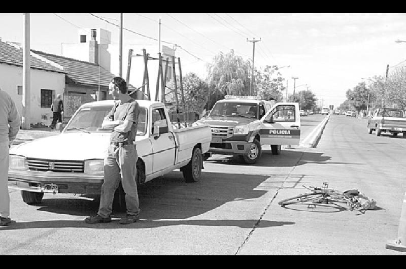 El accidente ocurriÃ³ en Lamadrid y PueyrredÃ³n 