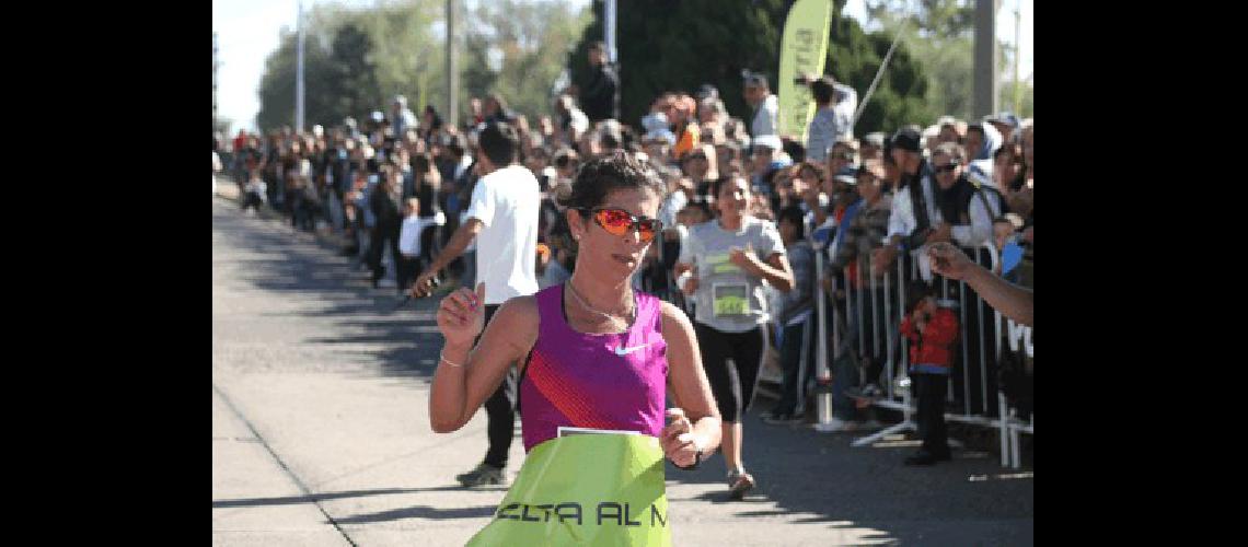 La atleta de Laprida volviÃ³ a ganar ayer 