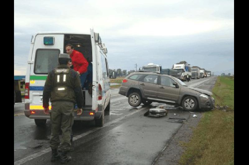 El choque ocurriÃ³ sobre la ruta 3 