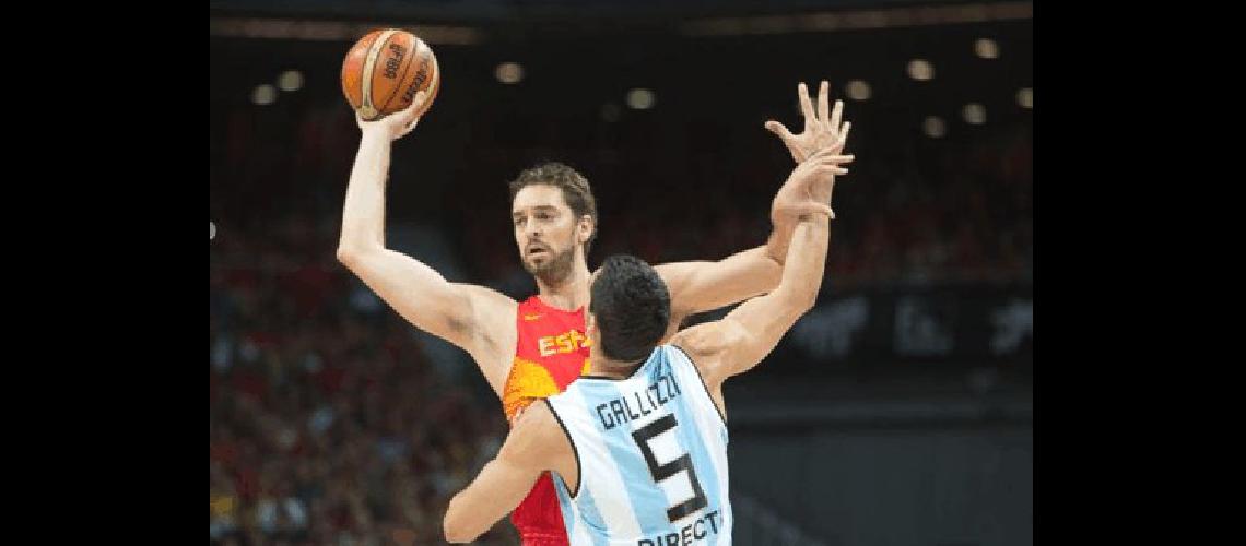 Paul Gasol anotÃ³ 13 puntos para EspaÃ±a 