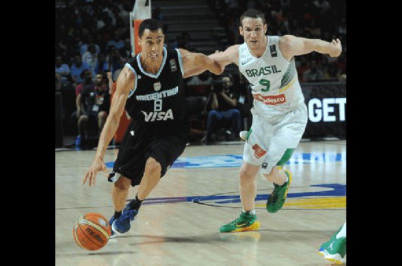 Pablo Prigioni con 18 puntos fue ayer el goleador argentino ante Brasil 