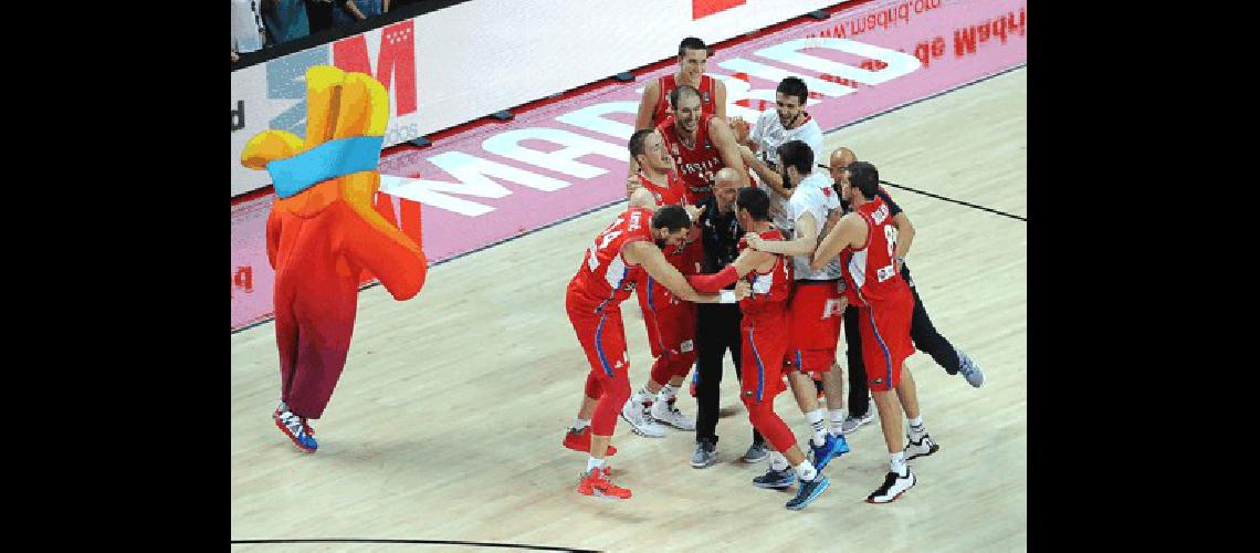 Serbia eliminÃ³ en semifinales a Francia el pasado viernes en Madrid 