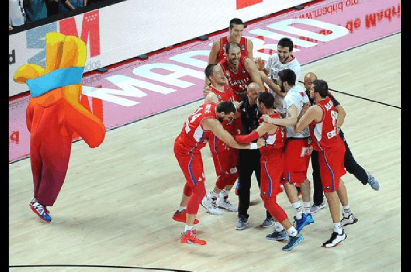 Serbia eliminÃ³ en semifinales a Francia el pasado viernes en Madrid 