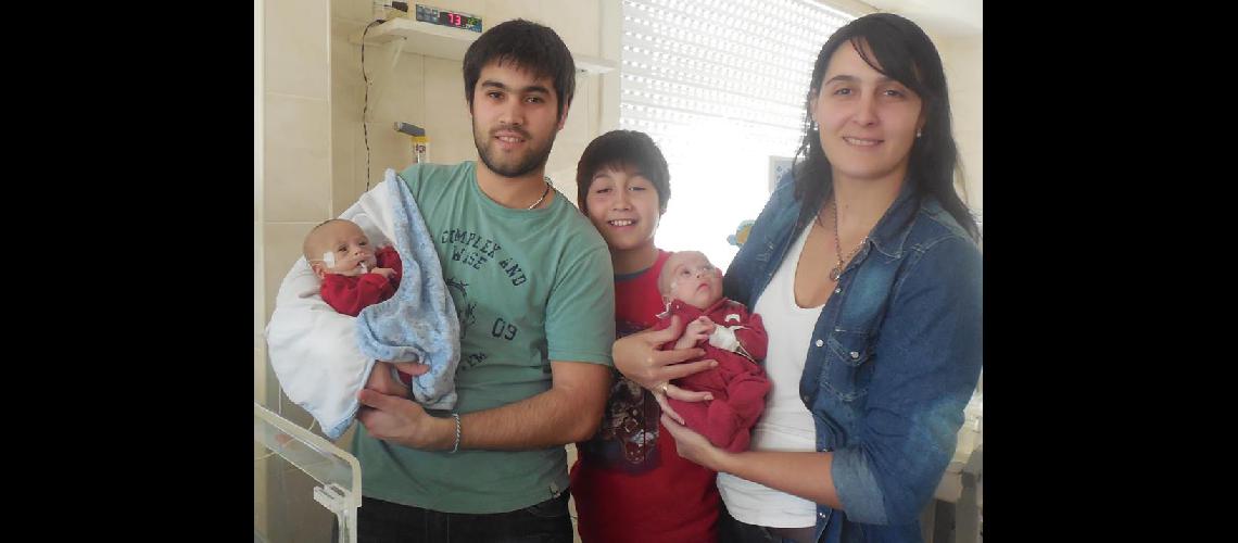 La familia en pleno ya en Laprida empezando el rodar de dÃ­as mÃ�s felices 