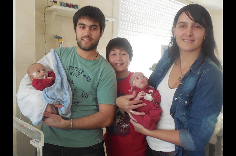 La familia en pleno ya en Laprida empezando el rodar de dÃ­as mÃ�s felices 