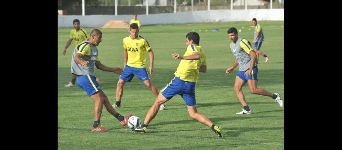 El equipo auriazul se entrenÃ³ ayer en Tandil donde realiza la pretemporada 