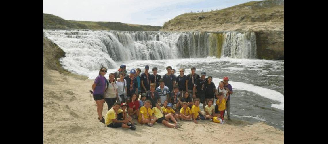 Grupo Scout de Laprida en RÃ­o QuequÃ©n Salado 