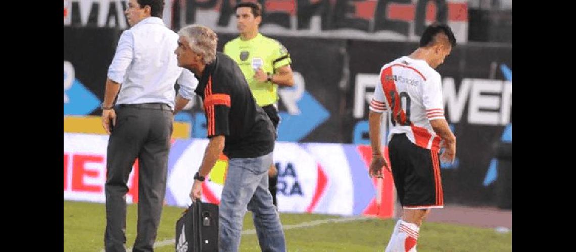 El nuevo volante ofensivo riverplatense se lesionÃ³ el domingo 