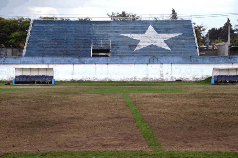 El campo de juego ayer en horas de la tarde Desde hoy se proyectarÃn los trabajos a realizar 