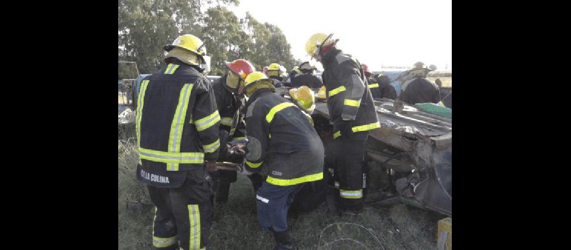 Se trabajÃ³ en tÃ©cnicas de manejo de herramientas y corte como asÃ­ tambiÃ©n en rescate vehicular 