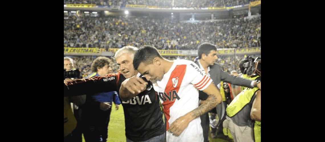 Leonel Vangioni ya trabaja con normalidad junto con sus compaÃ±eros de River 