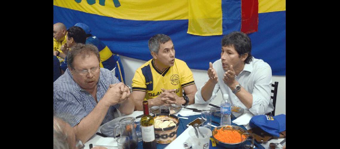 La PeÃ±a de Boca Ciudad de OlavarrÃ­a agasajÃ³ anoche al PatrÃ³n BermÃºdez en sus instalaciones 