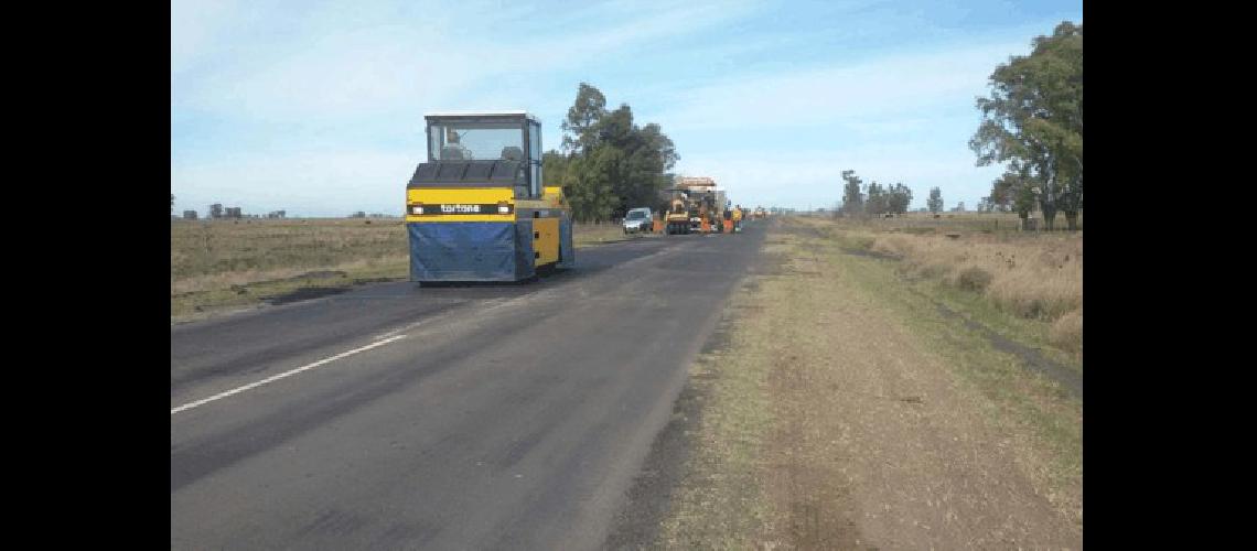 Las obras en rutas del centro de la Provincia con rehabilitaciÃ³n de calzada 