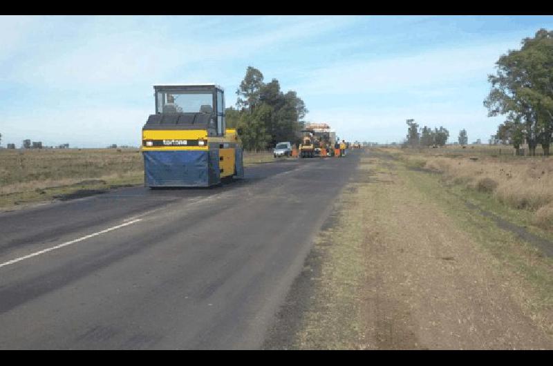 Las obras en rutas del centro de la Provincia con rehabilitaciÃ³n de calzada 