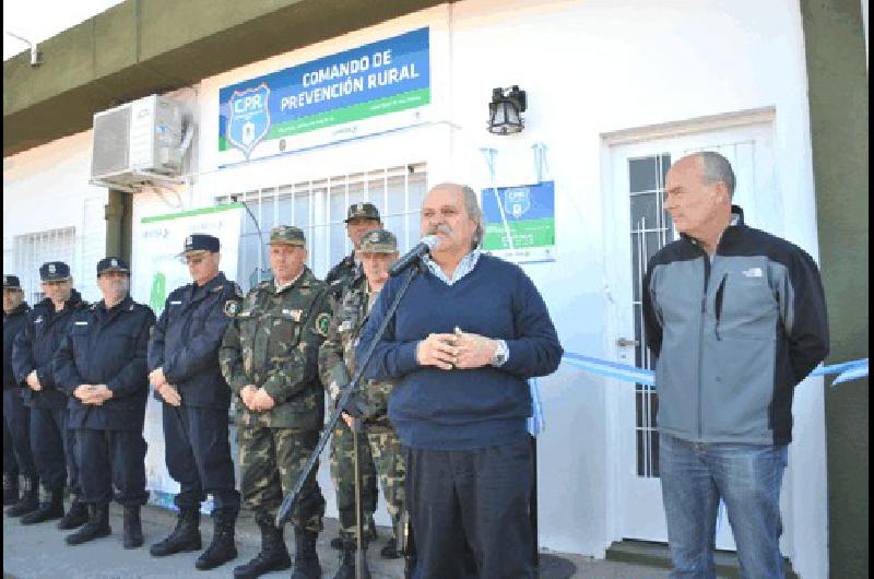 El Ministro Granados inaugurÃ³ el Comando de PrevenciÃ³n Rural 