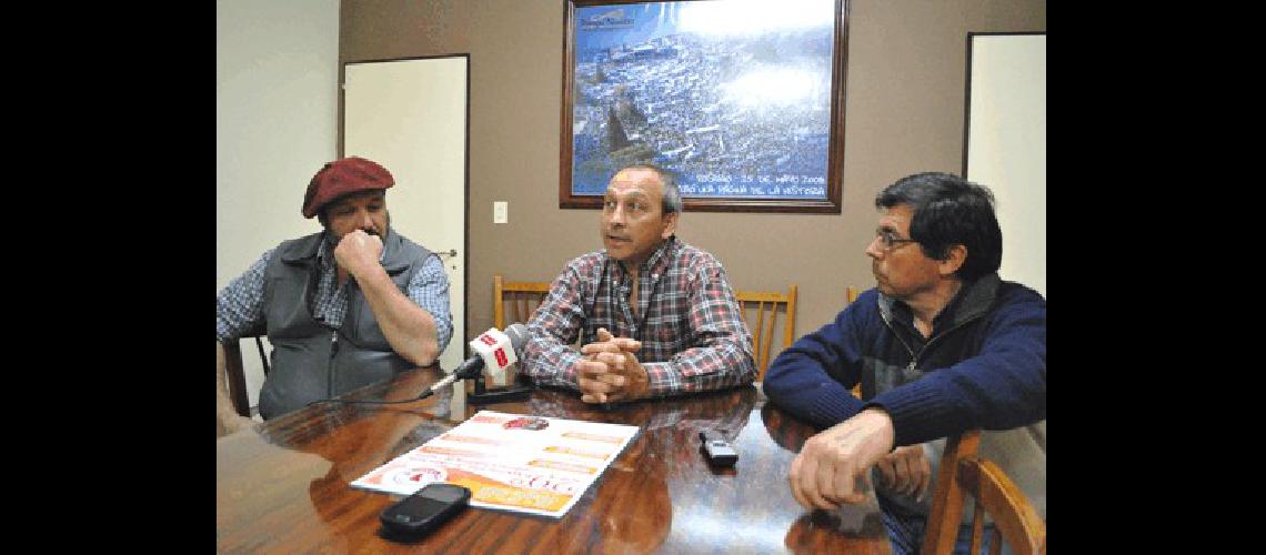 Los dirigentes ruralistas adelantaron detalles de la fiesta 