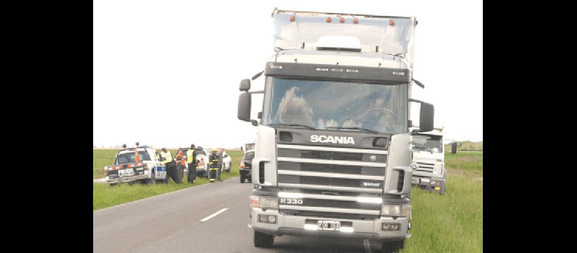 El camiÃ³n impactÃ³ con la parte trasera al operario que resultÃ³ con heridas 