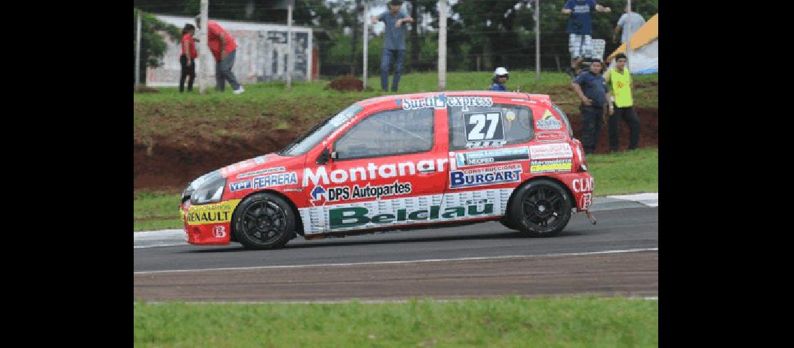 El Renault Clio de AgustÃ­n Herrera ya se mostrÃ³ competitivo en Posadas 