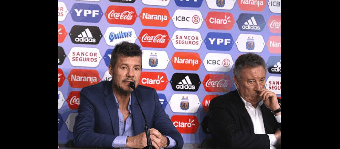 Marcelo Tinelli y Luis Segura en la la lucha por conducir a la AFA 