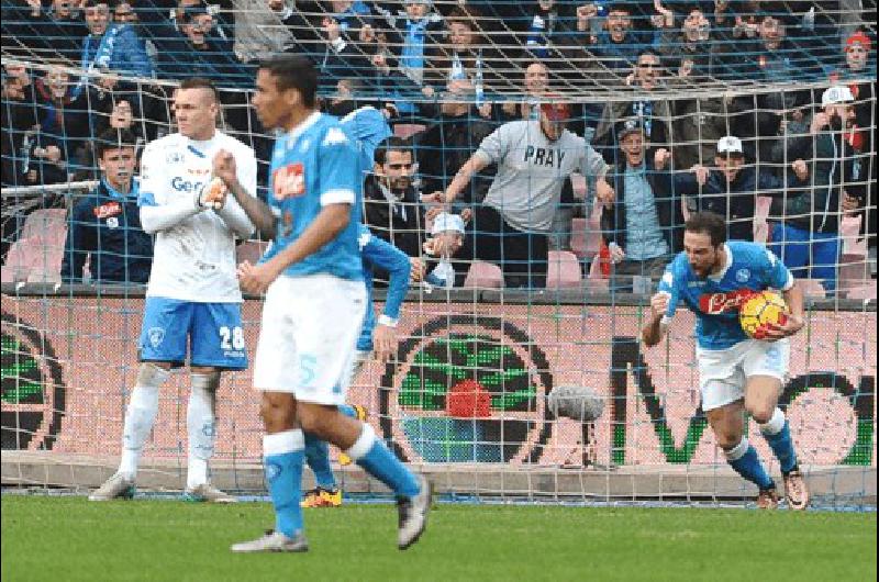 El grito de Gonzalo HiguaÃ­n que marcÃ³ el 1-1 temporal 