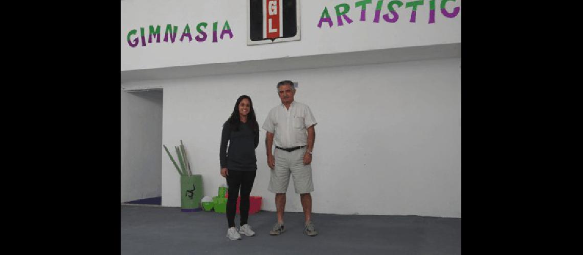 La profesora Mariana Serris y el presidente del Club General La Madrid RenÃ© Donato presentaron la nueva actividad en la instituciÃ³n 