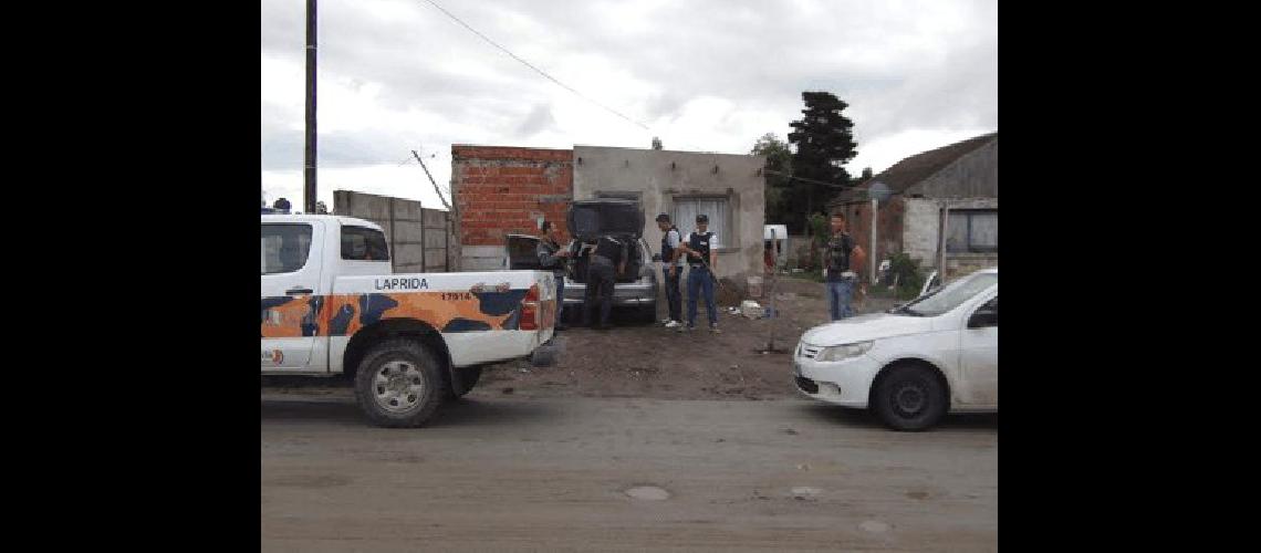 Los allanamientos fueron realizados por personal lapridense en la ciudad de Tandil 