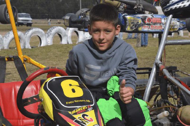 Facu Navarro terminÃ³ 2Âº en la clasificaciÃ³n de los mÃ�s pequeÃ±os y va por su primer podio en Escuela 50cc 