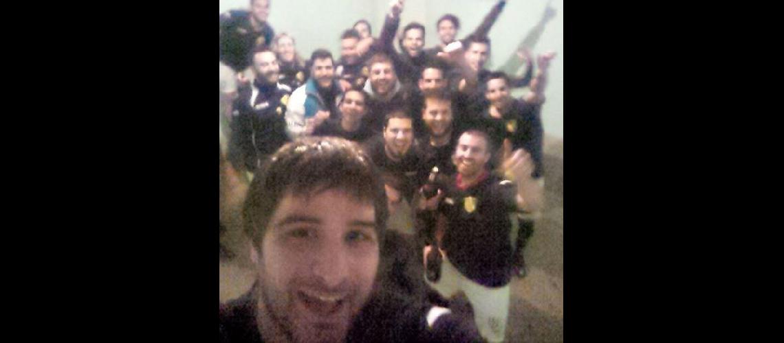 Selfie de Atlanta para festejar su paso a la final 