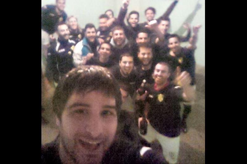 Selfie de Atlanta para festejar su paso a la final 