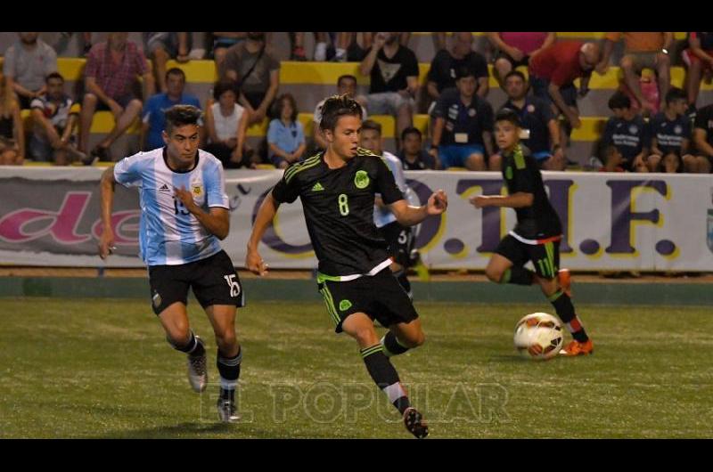 Debutoacute Braian con la camiseta argentina