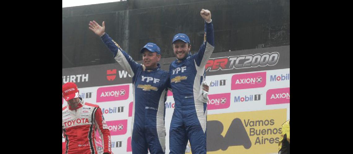 Guillermo Ortelli y AgustÃ­n Canapino la dupla ganadora en el podio 