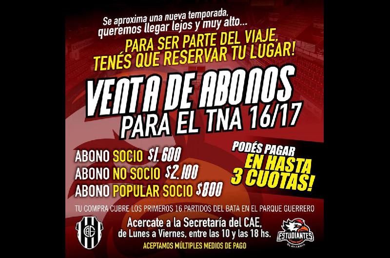 Los abonos estaacuten en venta