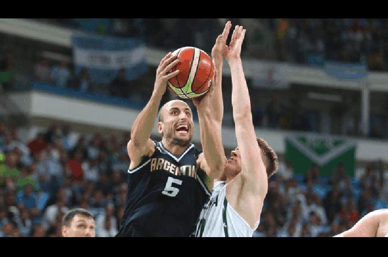 Manu GinÃ³bili con 22 puntos fue el goleador 