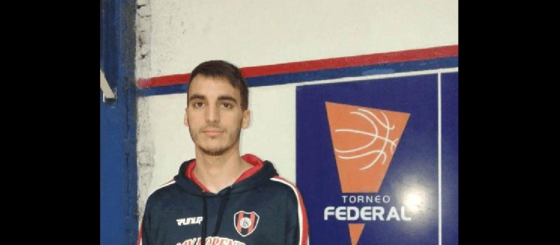 NicolÃs MartÃ­n viene de jugar en San Lorenzo de Chivilcoy el Torneo Federal 