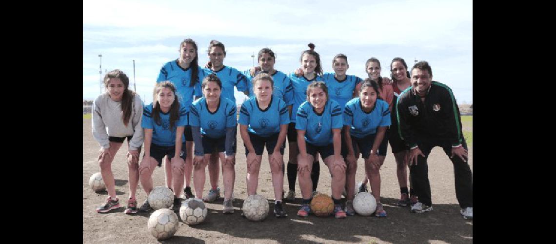 Las representantes de El FortÃ­n que se entrenan en el predio de avenida Pellegrini 