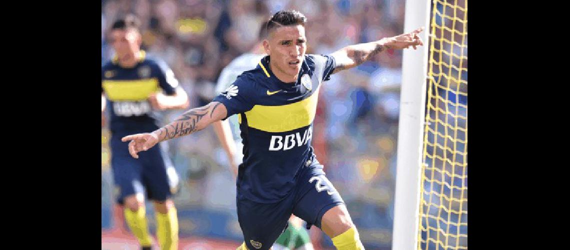 Ricardo CenturiÃ³n marcÃ³ el primero de los dos goles de Boca 