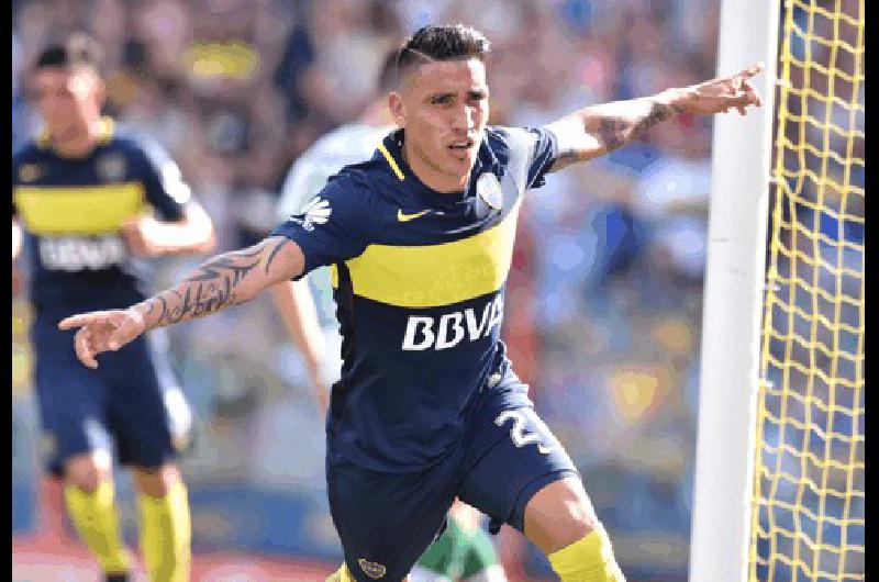 Ricardo CenturiÃ³n marcÃ³ el primero de los dos goles de Boca 