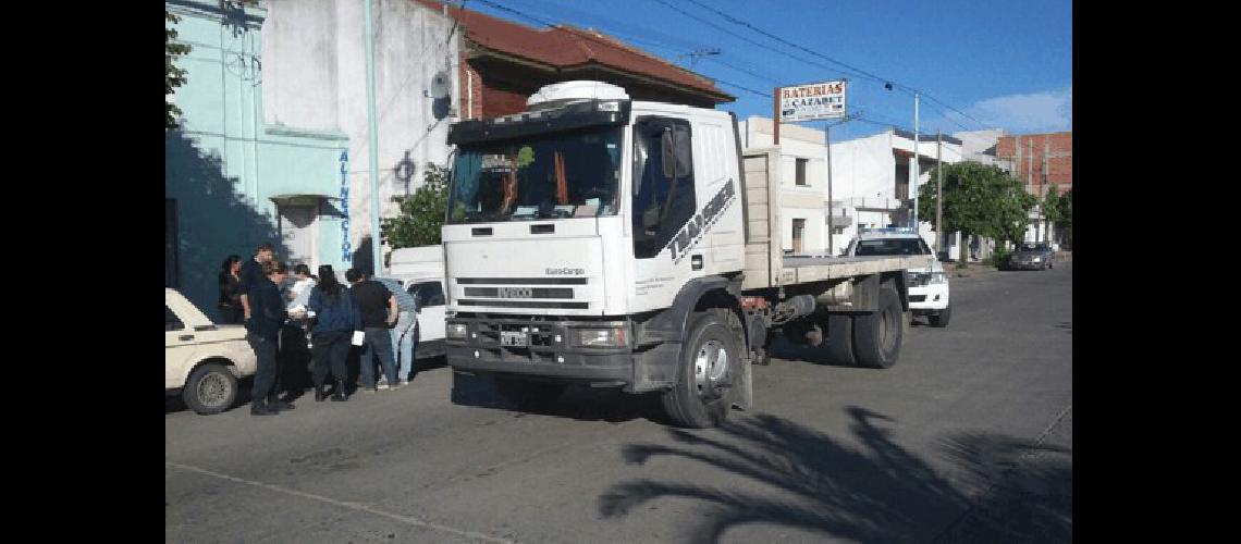 El accidente ocurriÃ³ sobre la avenida ColÃ³n entre DeÃ�n Funes y Laprida 