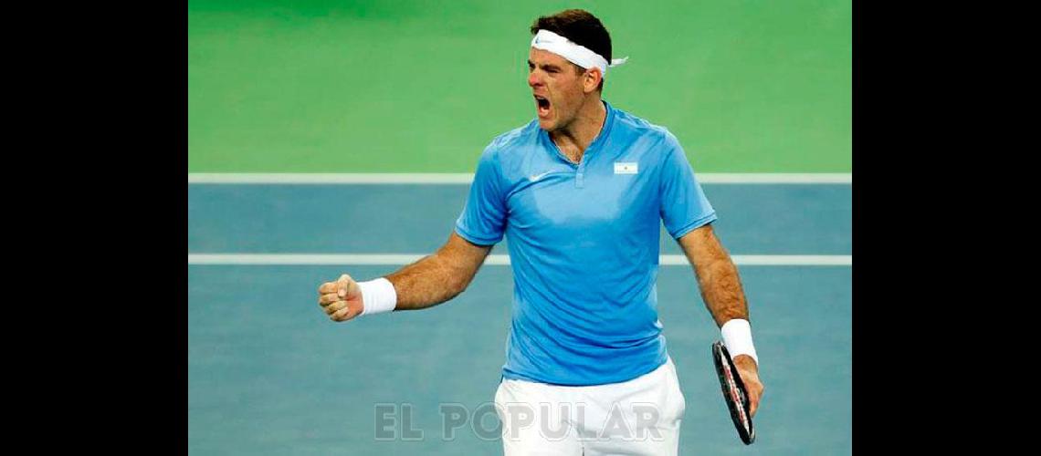 Del Potro logroacute una remontada histoacuterica