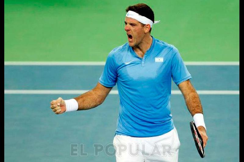 Del Potro logroacute una remontada histoacuterica