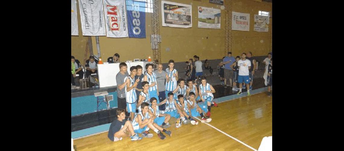 Racing de La Madrid se coronÃ³ en el torneo Sub 13 de la ABO 