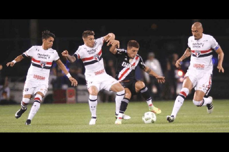 El equipo de Marcelo Gallardo perdiÃ³ ante los paulistas en Estados Unidos 